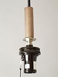 1灯用ペンダントソケット　コード100cm 黒（白熱灯・電球形蛍光灯・ＬＥＤ電球用）（木管付）:日本製
