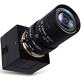 SVPRO 2MP USB ウェブカメラ - 5-50mm 10倍光学ズームレンズ、CSマウント、1080P HD CMOS、100fps/60fps、UVCミニカム OTG、ドライブフリーPCウェブカメラ。