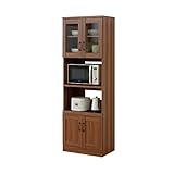 ワイエムワールド(YMWORLD)  キッチン 収納シリーズ レンジボード レンジ台 幅60cm ウォールナット HN-0407-09