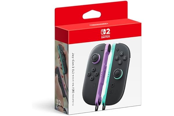 【任天堂純正品】Joy-Con 2 (L) ライトパープル/(R) ライトグリーン