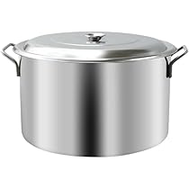 Silver Arrow 寸胴鍋 18-8 ステンレス鋼 蓋付き　染色 Silver Arrow 寸胴鍋 18-8 ステンレス鋼 蓋付き 染色 Silver