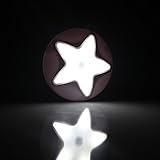 creatrek充電式LEDナイトライト、50ルーメンヒトデShaped PIRランプwith Dusk to Dawnセンサー(デイライトホワイト)