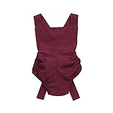 (プタス)Putarsベビーガールズコットンソリッドロンパーストラップちょう結びジャンプスーツセット3ヶ月〜18ヶ月