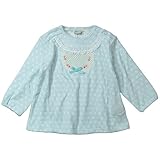 《H29年春物》(日本製) Pample Mousse(パンプルムース) 水玉接結さくらんぼ刺繍オーバーブラウス 90cm/SA NO.DP-71210