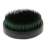 B Blesiya 防錆　滑り止め　剣山　丸型　方型　花器　生け花用　ユニーク　全16種　黄銅針　グリーン - 直径102mm