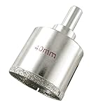 uxcell ダイヤモンド先端ホールソー　大理石　シルバーターン　40mm ディア　ダイヤモンドコアドリル　ドリルリングツール