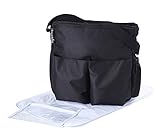 Clair de Lune Salisbury Changing Bag (Black) by Clair de Lune