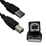 【GSPOWER USB/Type-A ケーブル USB2.0】USB2.0 延長 オス-オス オス-メス TYEP-A TYPE-B 四角 USB充電ケーブル A-A A-B キーボード (TYPE-A-TYPE－B オス-オス, 5m)
