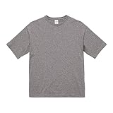 [ユナイテッドアスレ] 5.6オンス ビッグシルエット Ｔシャツ 5508-01 クラフトケース入り ミックスグレー L