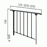 高級アルミフェンス ヴァレンソールII TYPE-6 高さ1,100mm以下 支柱埋め込み型