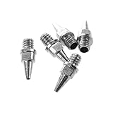 SODIAL(R) 5ｘステンレススチール0.5 mmノズル置換　エアブラシの為