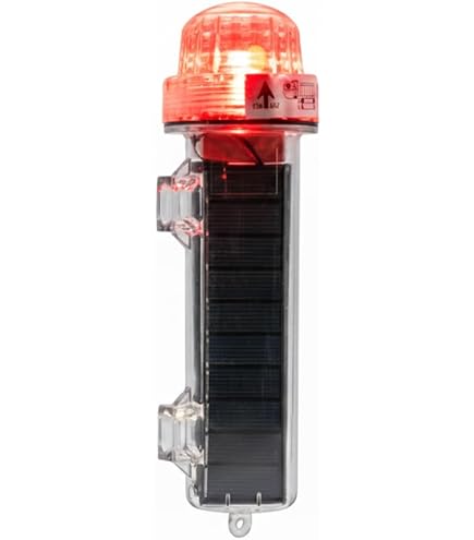 Amazon.co.jp: ソーラースマートマーカー 回転点滅式LED保安灯