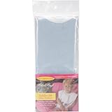DMC Velour Toddler Pullover Bib 14 Count 12-inch x 19.5-inchPowder Blue, Other, Multicoloured by DMC