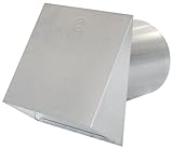 Air King PWC6R Professional Hood Wall Cap, 6 Inch Round [並行輸入品]