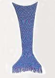 Mermaid Blanket with Scales (Adult, Purple) [並行輸入品]