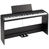 KORG(コルグ) 電子ピアノB2+ スタンド&3本ペダルセットモデル 88鍵盤/初心者/USB-Type C対応/ブラック B2+SP BLACK