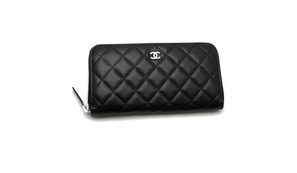 Amazon シャネル Chanel マトラッセライン ラウンドファスナー長財布 ブラックa Y C3906 海外直営店購入商品 並行輸入品 Chanel 財布
