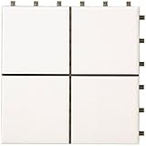 LIXIL(リクシル) INAX バルコニー用ユニットタイル セライージー 300角樹脂マット張り 10枚セット ホワイト TFU-150M/NT-1