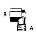 Zurn Pex QSE33TF 1/2" M x 1/2" F Elbow Thread [並行輸入品]