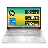HP ノートパソコン HP 15s-fq5000 15.6インチ インテル Core i5-1235U 16GBメモリ 512GB SSD