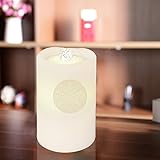 LEDキャンドルライト　水入れ型噴水キャンドル　パラフィンワックスキャンドル　癒しのライト　香るキャンドル　ミニ噴水キャンドル (①165㎝, ①ホワイト)