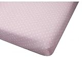 Big Oshi Jersey Knit 100% Cotton Fitted Crib Sheet, Polka Dots by Big Oshi