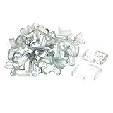 uxcell コーナークッション　コーナーガード　コーナーパッド　コーナーカバー ケガ防止　保護 テーブル デスク エッジ ガード プロテクター コーナー クッション パッド ゴム製 クリアブルー x