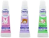 ライオン 歯磨き粉 チェックアップkodomo 3本 各フレーバー(ストロベリー グレープ アップル) 各種5gタイプ