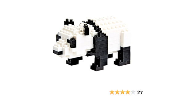 Amazon ナノブロック コレクション ジャイアントパンダ ブロック おもちゃ