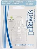 Dr. Brown's Natural Flow Level 4(9 month+) - 2ct - Pack of 4 by Dr. Brown's [並行輸入品]