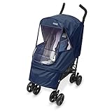 雨はもちろん、寒さや風、有害物質も防げる！マニト　エレガンスアルファ　ベビーカーカバー (アルファスモール, ネイビー)