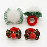 ムーンスター 柄 緑 リボン Xマス リボン ベビーゴム セット