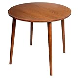 タンスのゲン ダイニングテーブル テーブルのみ 丸テーブル オーク 直径 80cm 天然木 高さ70cm ウォールナット 11719179 02