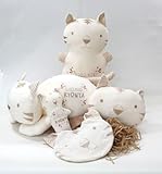 とら　究極の贈り物！干支の動物さんにお名前入れした抱き枕！ベビーちゃんのお名前刺繍を１つ１つにいたします