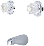 Olympia Faucets P-1241-BN Two Handle Tub Set, PVD Brushed Nickel Finish [並行輸入品]