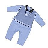 (アルマーニベビー) ARMANI BABY ベビー服 長袖ボディースーツ UKM10ZGBLU 6Mサイズ [並行輸入品]