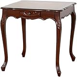 アンティーク調家具 クラシカルシリーズ ダイニングテーブル７５ 引出付 【ブラウン】