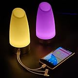 Minl夜ライトバーSimple button-style Night Light modernベッドルームLED LEDライトバーランプanti-dropテーブルランプ パープル