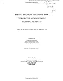 Finite Element Methods for Integrated Aerodynamic Heating Analysis