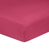Carter's Sateen Fitted Crib Sheet, Siren Pink by Carter's