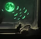 Luminous Sticker Proboths Creative Halloween Luminous Sticker Glow in Dark Removable Home Wall Decal