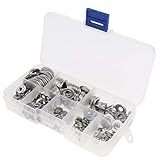 B Blesiya M2-M10　フラットワッシャー　メタルガスケット　家庭用、自動車用、店舗用　約360個入り