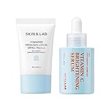 SKIN&LAB(スキンアンドラブ) ビタミンC ブライトニングセラム 30ml+ハイバリア フレッシュサンローション 50ml 2点セット 日焼け止め 美容液