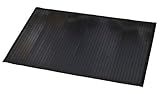 竹バスマットアンチ滑りやすい31.5 " L x 20 " W 262.5" x 166.67" ブラック 7401103