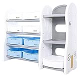 アイファム ifam コンビネーションシェルフ Dタイプ 収納棚+本棚  グレー if54-gray