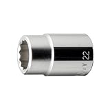 FLAG(フラッグ) 3/4"(19.0mm) スタンダードソケット 22mm 永久保証 STRAIGHT/10-2360