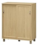 白井産業 【SHIRAI】 シューズボックス くつ箱 玄関収納 引き戸タイプ ナチュラルテイスト ホノボーラ