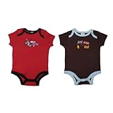 2 PACK:赤ちゃん Baby Essentials Baby / Infant Comfortable ワンピーススーツ/ロンパース/ワンシーに適合 Fit One-Piece Bodysuit 