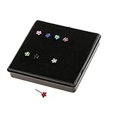 Baosity ステンレス　ラインストーン　フラワーデザイン　唇、鼻、耳　輝き　マルチカラー　ボディピアス　8個入り