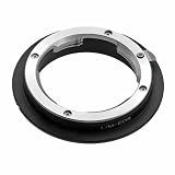 Toileum LM-EOSマウントアダプターリング Leica Mマウントレンズに対応 キヤノン EOS EF EF-Sマウントカメラボディーに対応 5D3 5D2 6D 5D 7D 70D 60D 50Dカメラ用アダプターリング 無限遠実現 マニュアルフォーカスレンズアダプターリング(LM-EOS EF)